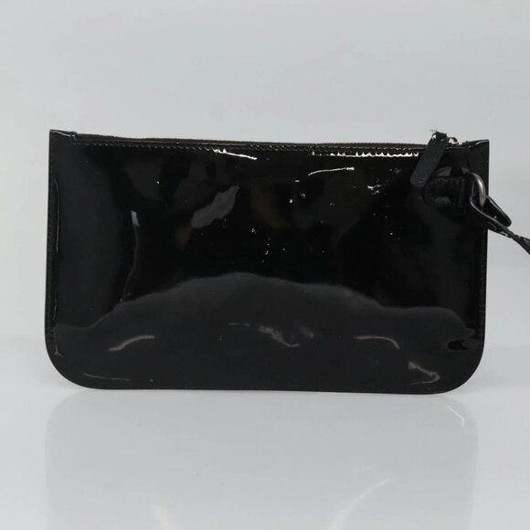 GUCCI Soho Hand Bag Enamel Black 282309 Auth - Picture 11 of 15